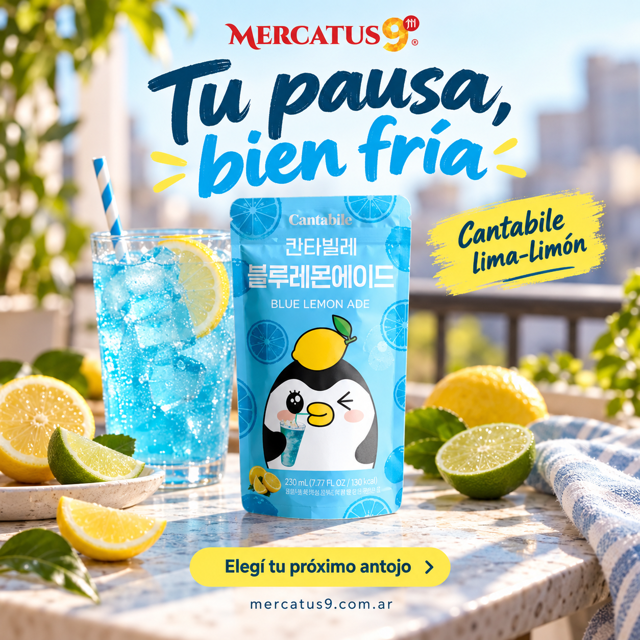 Bebida con sabor a lima limon 230ml — Mercatus9, vista 2