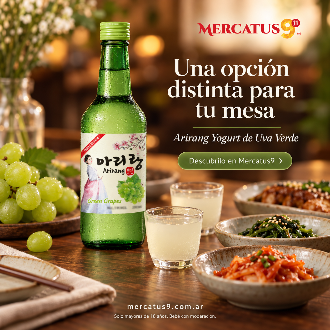 Bebida alcohólica mixta sabor a yogurt de uva verde 360ml — Mercatus9, vista 2