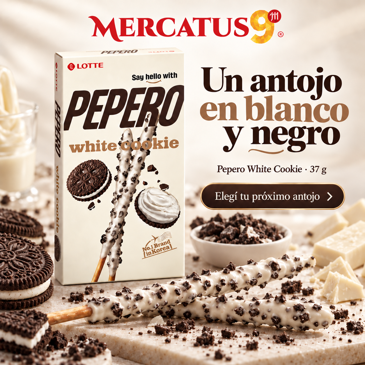 Pepero White Cookie · 37 g — escena 1