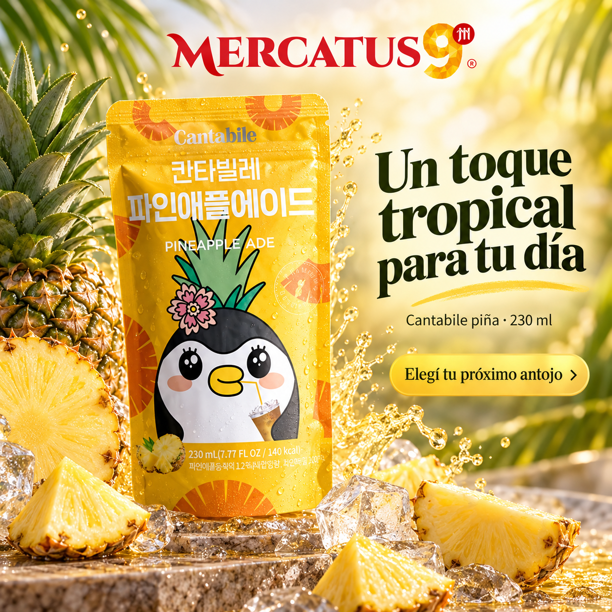Cantabile piña · 230 ml — escena 1