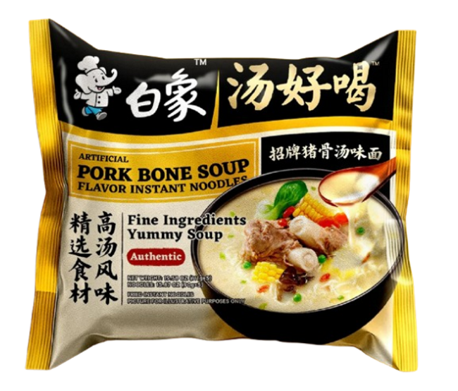 白象 汤好喝招牌猪骨汤味面 113G
