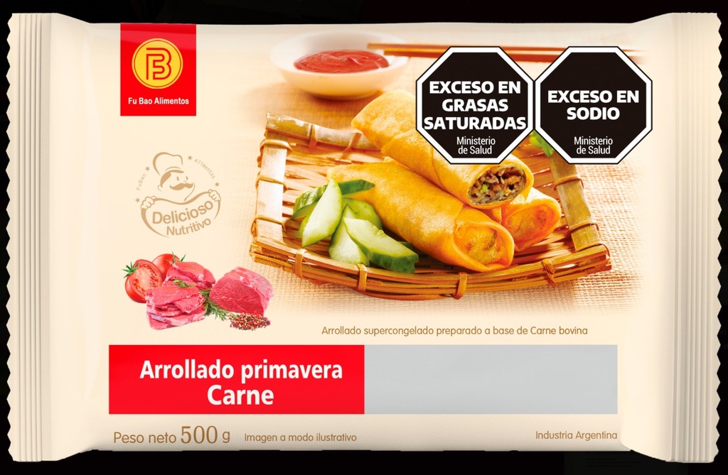 FUBAO ARROLLADO DE CARNE 500G