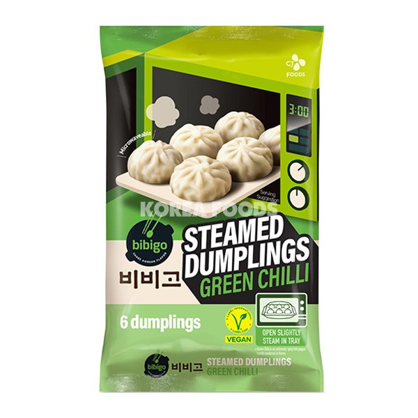 BIBIGO MANDU AL VAPOR GREEN CHILI 168G