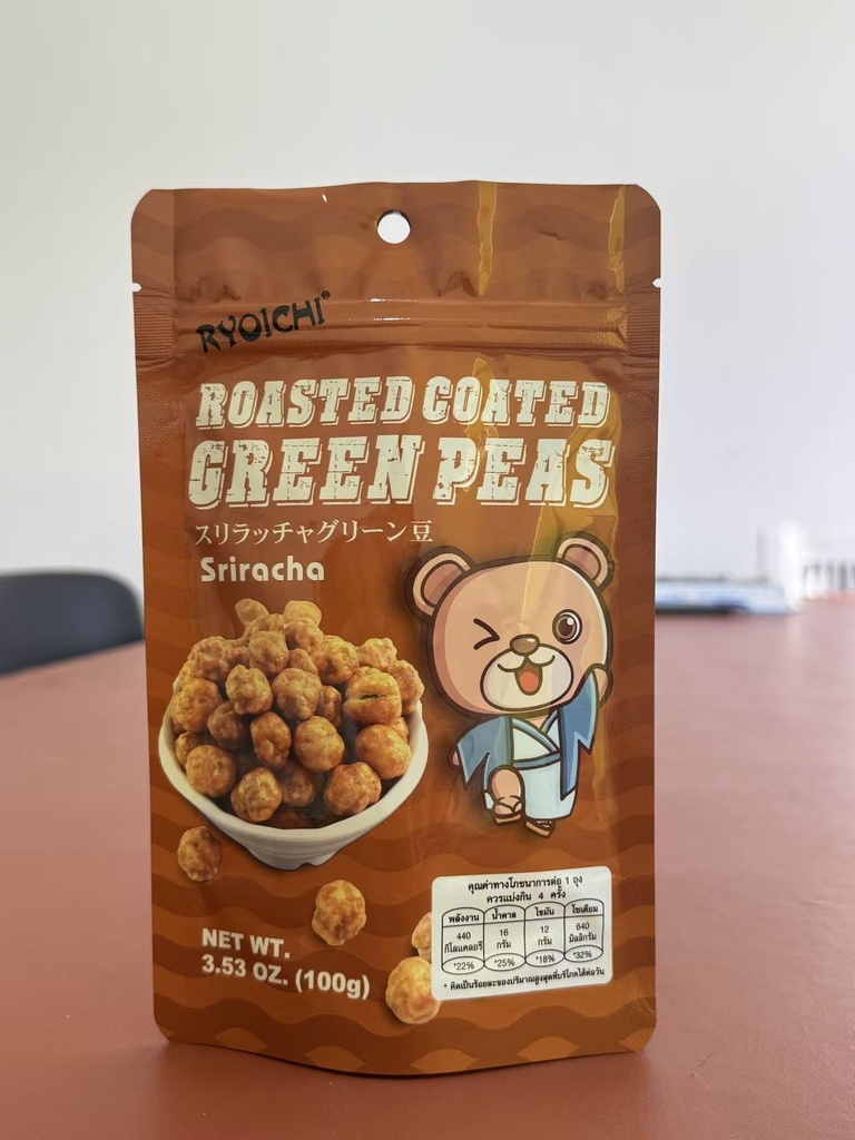 ARVEJAS VERDES FRITAS SABOR SRIRACHA 100G