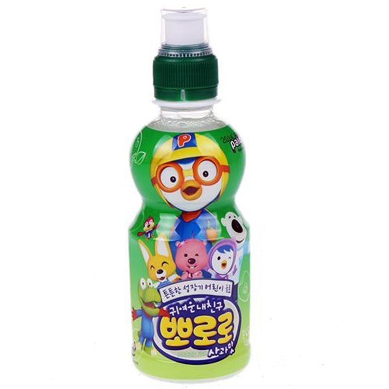 PORORO BEBIDA SABOR MANZANA  235ML