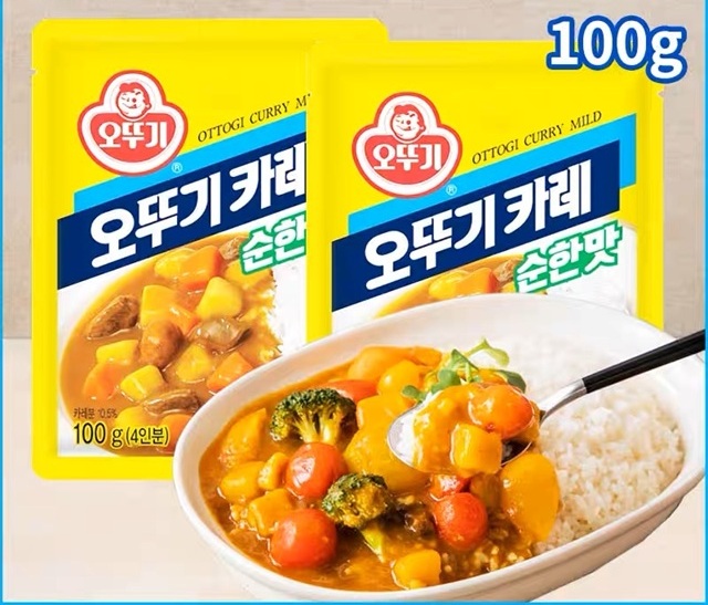 韩国 不倒翁 咖哩粉 100G