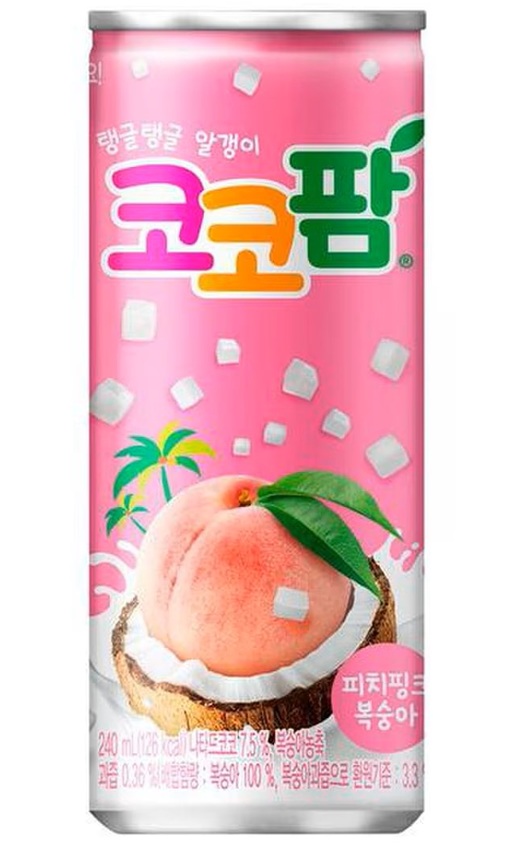 韩国 海太 桃子椰汁 240ML