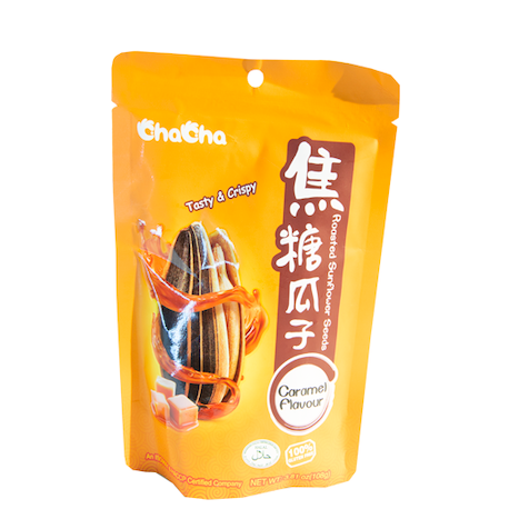 [A2CN-QQ10] QIAQIA - SEMILLAS DE GIRASOL TOSTADA CON CARAMELO 108G