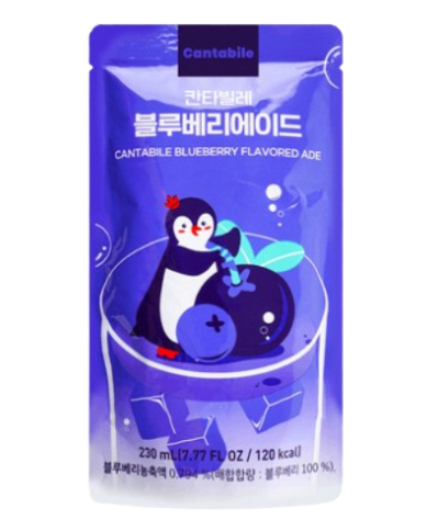 [A5KR-CTB03] CANTABILE BLUEBERRY FLAVOR DRINK 230ML