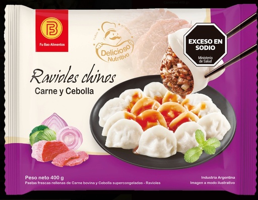 [A1.3.5CN-FUB003] FUBAO RAVIOLES CARNE Y CEBOLLA 400G