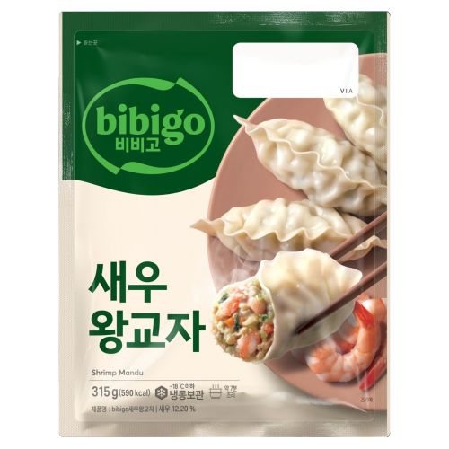 [A1.3.5KR-BBG570] BIBIGO 韩国饺子 鲜虾猪肉 325G