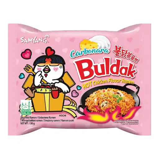 [A1.1.10KR-SY03] SY BULDAK HOT CHICKEN FLAVOR RAMEN CARBONARA 130G