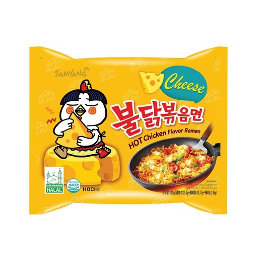 [A1.1.10KR-SY02] 韩国三养 火鸡面 芝士味 140G