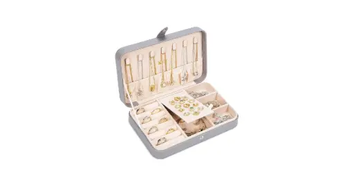 [H4.2.2CN-QQYL029567] JOYERO ORGANIZADOR CREMA   