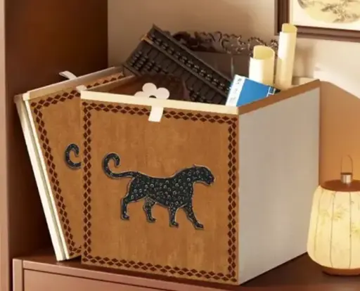 [H4.1.3CN-QQYL030529] CAJA ORGANIZADORA LEOPARDO  