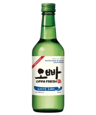 [B2.1.4KR-OPP01] BEBIDA ALCOHÓLICA SOJU SABOR ORIGINAL 360ML